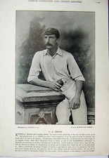 Original Old Antique Print