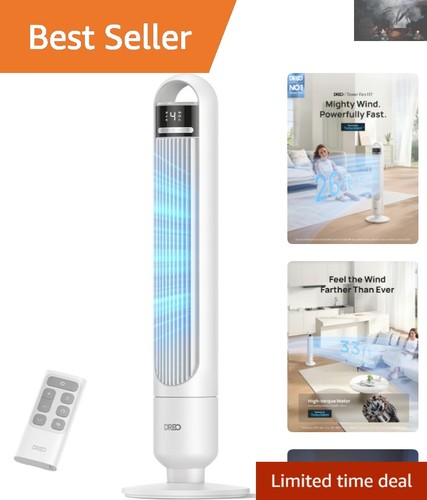 Sleek ice white tower fan - sleek,