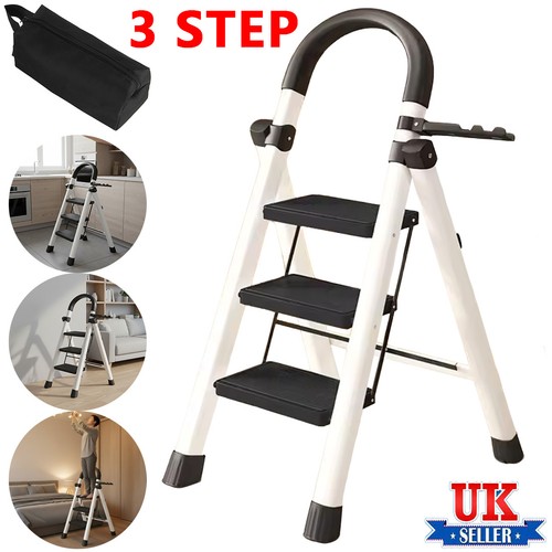 Step folding ladder handrail - 3-step,