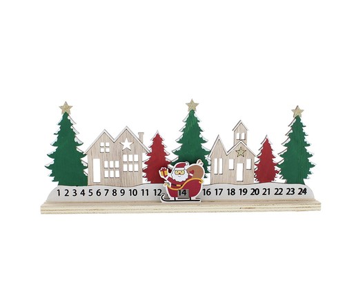 30cm red and - 30cm, wooden