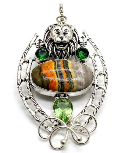 Natural bumble bee jasper lion - bee,