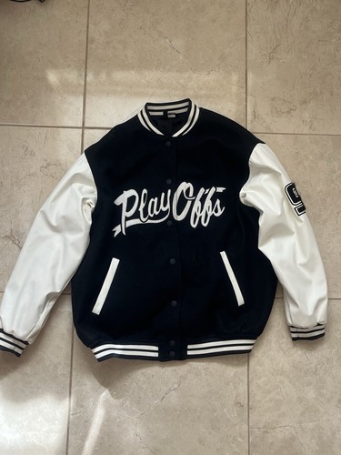 Black and white - white, varsity/bomber