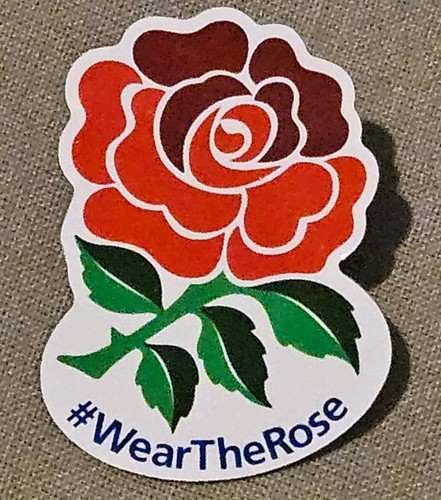 England rugby wear the rose - 'wear,