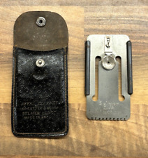 Vintage Selmer Jiffy clarinet reed Cutter in Original case,