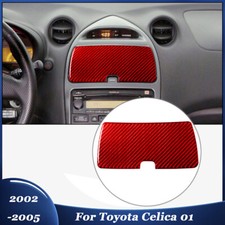 Carbon Fiber Interior Center Storage Panel Trim Cover For Toyota Celica 2002-05