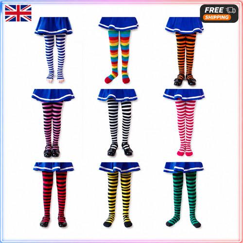 Halloween striped pantyhose - striped,
