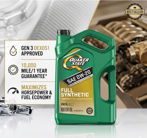 Quaker state full - full, synthetic