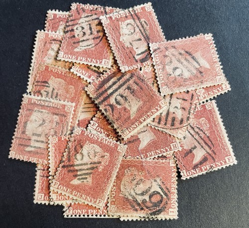 Sg40 penny red stars - sg40,
