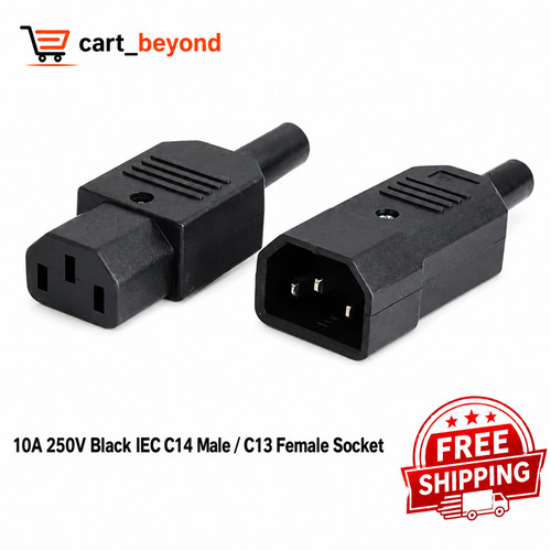 Rewireable iec c13 - iec, female