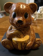 Vintage Brown Ceramic Bear