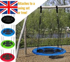 40'' Children Round Nest Tree Swing Large Seat Kids Outdoor Yard Play Equipment