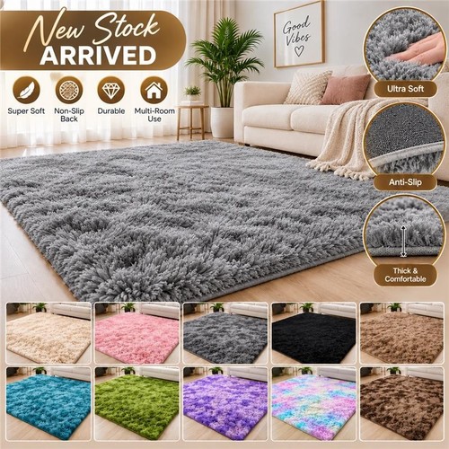 Fluffy rugs large shaggy - fluffy,