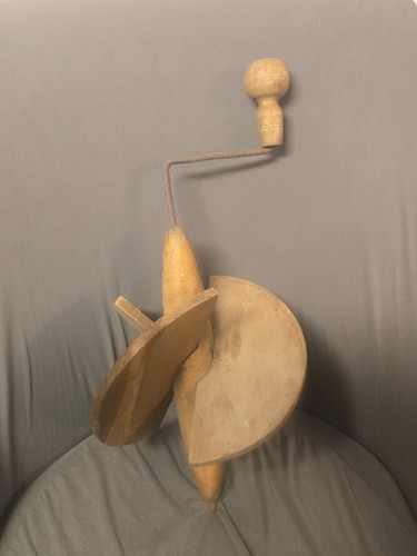 Antique vintage wooden butter - vintage,