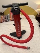 Red Paddle Co Titan II SUP Pump Dual Stage Inflates To 20psi In 5 Minutes