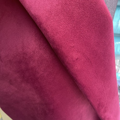 Warwick plush velvet - warwick, claret