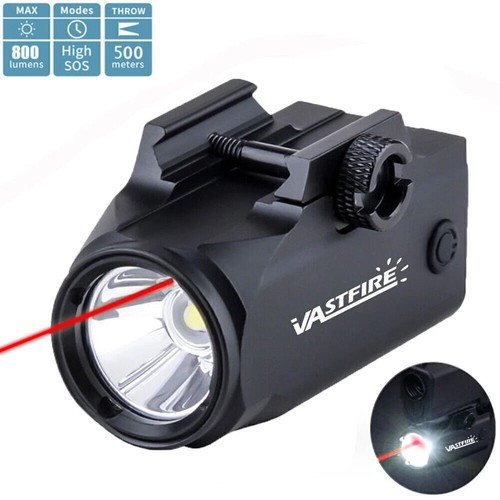 800 lumen red laser gun - red,