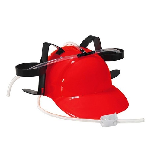 Novelty drinking helmet thirst - drinking,