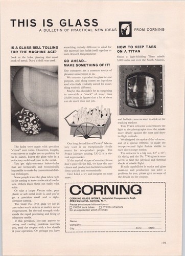 Corning original 1962 print - original,