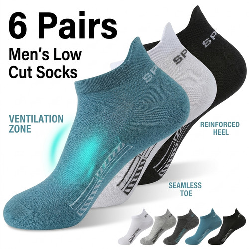 Pairs trainer socks mens - 6,