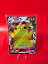Pokemon Pikachu TCG VMAX SWSH062 Celebrations Full Art Black Star Promo NM/M
