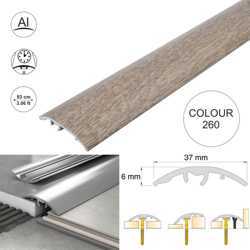 Aluminium threshold wood - aluminium,
