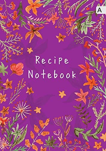 Recipe notebook - recipe, a4