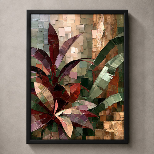 Abstract botanical wall art - botanical,