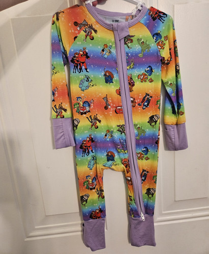 Bamboo graphic print - graphic, zip