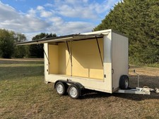 exhibition trailer/mobile shop/display/ + 4kva stephill diesel generator / ramp