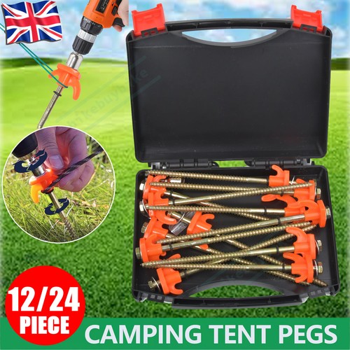 Tent pegs screw hard - pegs, in