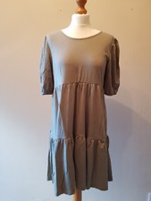 Brave Soul Gypsy Style Layered Look Dress M Medium Green