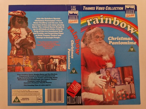 Rainbow christmas pantomime - christmas,