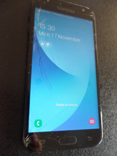 Samsung Galaxy J3 (2017) SM-J330FN 16GB Black (Unlocked) - LCD Cracked