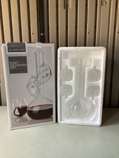 Lakeland Handmade Decanter And 4 Port Sippers - Brand New Unused And Boxed.