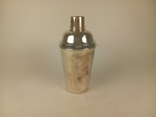 Silver plated cocktail shaker - plated,