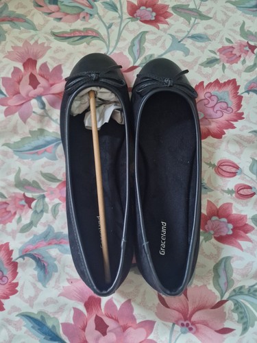 Black womens flat - womens,
