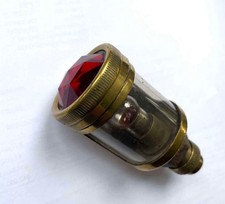 Original Brass Vintage Lucas Car Tail Lamp AT201L Austin Morris Singer MG