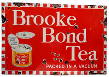 Vintage Brooke Bond Tea Enamel
