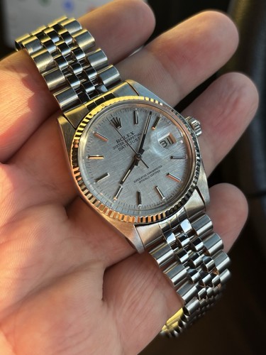 Rolex datejust 16014 linen - rolex,