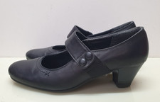 TLC Women's Black Leather Mary