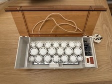 Vintage Clairol 3 Way Hairsetter Conditioning Heated Rollers Set of 20 with Pins