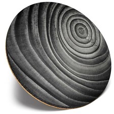 Round Single Coaster  - BW -