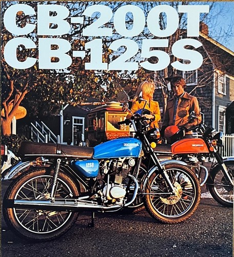 1976 honda 125s 200t - honda, cb-125s