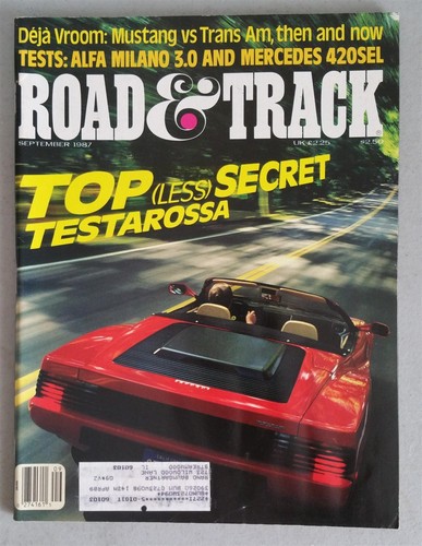 Road track sept - road, 1987