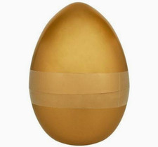 Large 10" Metallic Gold Easter
