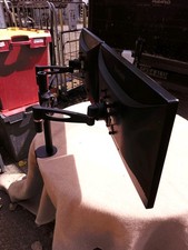 Dual Monitor Stand With Two ViewSonic VS15614 FHD Monitors