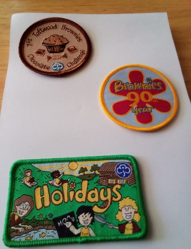 Brownie badges