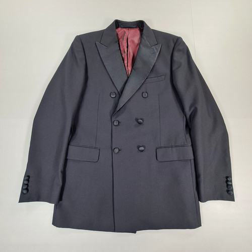 Mens suit jacket - suit, navy