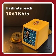 NerdMiner V2-NM 1060Kh/s BTC Solo Lotto Miner Mini Crypto Machine Desktop Clock