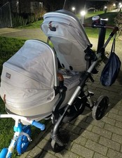 Silver Cross Wave Double Beige